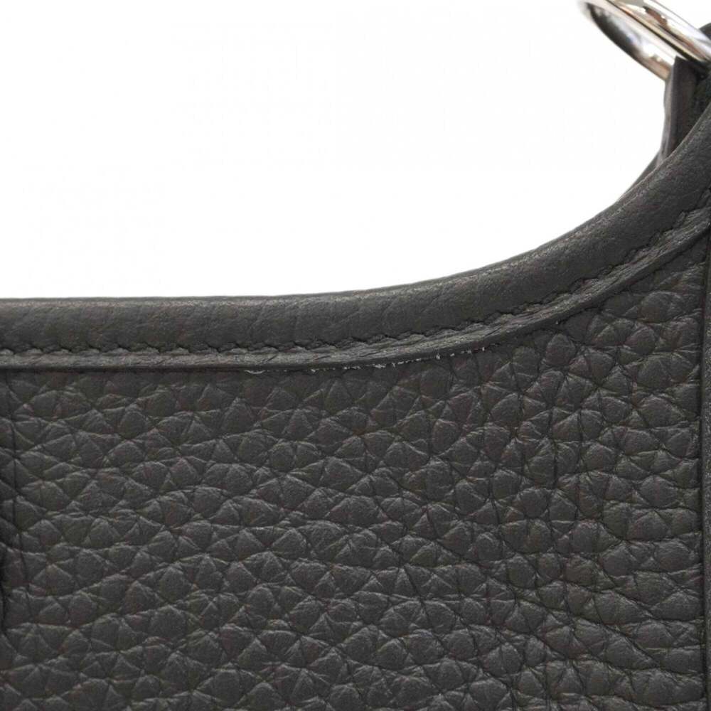 Hermes Evelyne TPM Shoulder Bag, Taurillon Clemence Leather, Black, K Stamp, ... - Picture 6 of 9